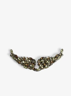 Discount Zadig & Voltaire Strass XL Swing Your Wings Charm Oldgold